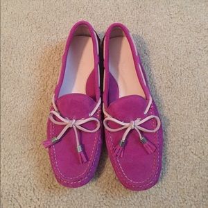 Cole Haan pink moccasins